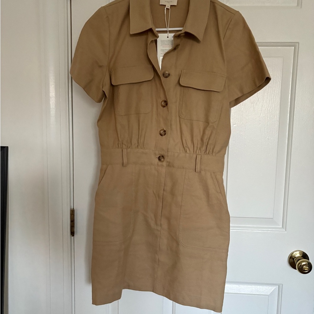 Sézane NWT Oanelle Dress, Light Beige, FR38/US6